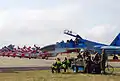 2013年8月、ラドム航空ショー会場でのビアロ=チェルボネ・イスクリー。