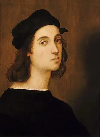 ラファエロ・サンティ『自画像』 (1517年-1518年頃)