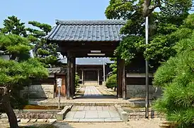 敦賀城中門（現・来迎寺表門）