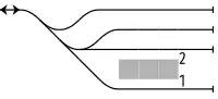 碧南駅 構内配線略図