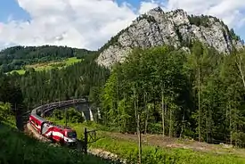 2016年頃のゼメリング鉄道