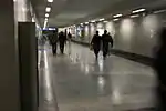 Rajiv Chowk, a busy transfer station on the Blue and Yellow lines
