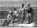 ラージプートの戦士とタルワール(1876年)