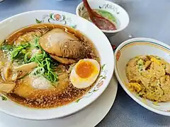 ラーメンと半チャーハンのセット