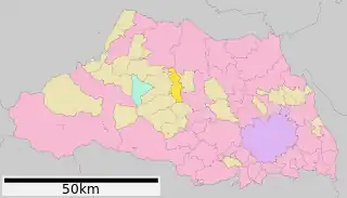 嵐山町位置図