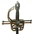 レイピアのスウェプト・ヒルト（Swept Hilt：曲線鍔）