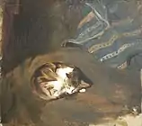 眠る猫