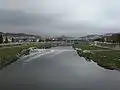 サント・アドリアー・ダ・バゾスから上流を見る