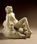 横たわるBacchante