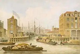 リージェンツ・カナール、ライムハウス、1823年