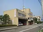 2014年まで使用された嶺北消防署旧庁舎（2010年7月撮影）
