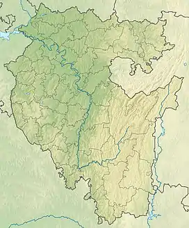 ヤマンタウ山の位置（バシコルトスタン共和国内）