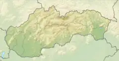 ブラチスラヴァの位置（スロバキア内）