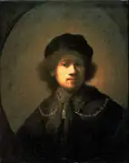 『若い男としての自画像』1630年-1631年 ウォーカー・アート・ギャラリー所蔵
