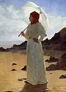 「白い服の女性」(1895)