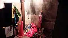 地下室は当時のままで残されている。