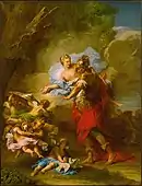 Vénus présentant des armes pour Énée (1717)