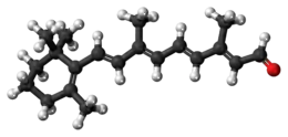 Ball-and-stick model of the retinal molecule{{{画像alt1}}}