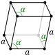 Mercury has a rhombohedral crystal structure