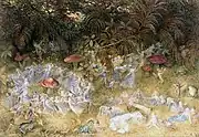 Fairy Rings and Toadstools挿絵原画