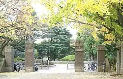 陸軍工兵学校正門 (現・松戸中央公園正門)