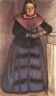 Old Woman with Violet(1895)