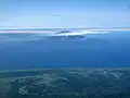 利尻島の全景
