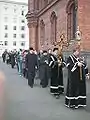 フィンランド正教会での十字行(2003年3月18日)