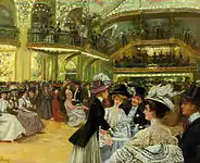 「ムーランルージュの食堂」(c.1900)