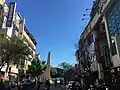 西門前の商店街（逢甲路）
