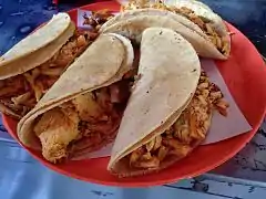 ローストチキンタコス(コロニア・コンデサ、メキシコシティ)