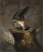 「ハゲタカと獲物」(1844)