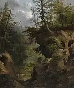 ロバート・ダンカンソン (1821-1872), The Caves, 1869