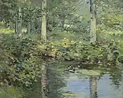 セオドア・ロビンソン"The Duck Pond" 1890年頃