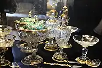 ロッククリスタルの食器