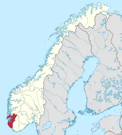 ローガラン県の位置