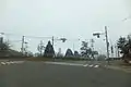 表六甲ドライブウェイの交点付近神戸市灘区六甲山町