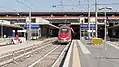ナポリ発ミラノ行の列車、ローマ・テルミニ駅、2017年