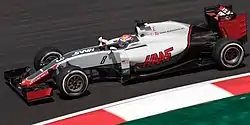 ロマン・グロージャンがドライブするVF-16(2016年マレーシアGP)