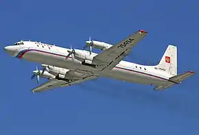 ロシア航空のIl-18