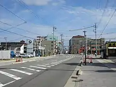 愛知県道478号岡崎停車場線（電車通り）
