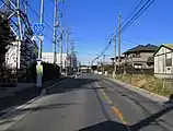 埼玉県さいたま市岩槻区中心部、下り方面(2011年1月)