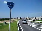 国道153号（落合町、2013年（平成25年）8月）