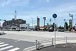 終点の十一屋交差点(名古屋市港区善南町)