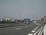 バイパス終点付近（越谷春日部バイパスと現道との合流・分岐付近）
