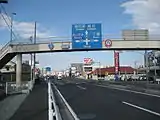 草加市花栗町付近