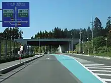 秋田自動車道 鷹巣IC付近