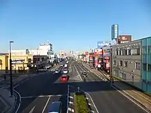 国道126号(東金駅東入口交差点)