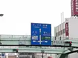 国道407号との交差埼玉県熊谷市本石