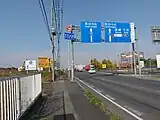熊谷バイパスとの交差埼玉県鴻巣市箕田